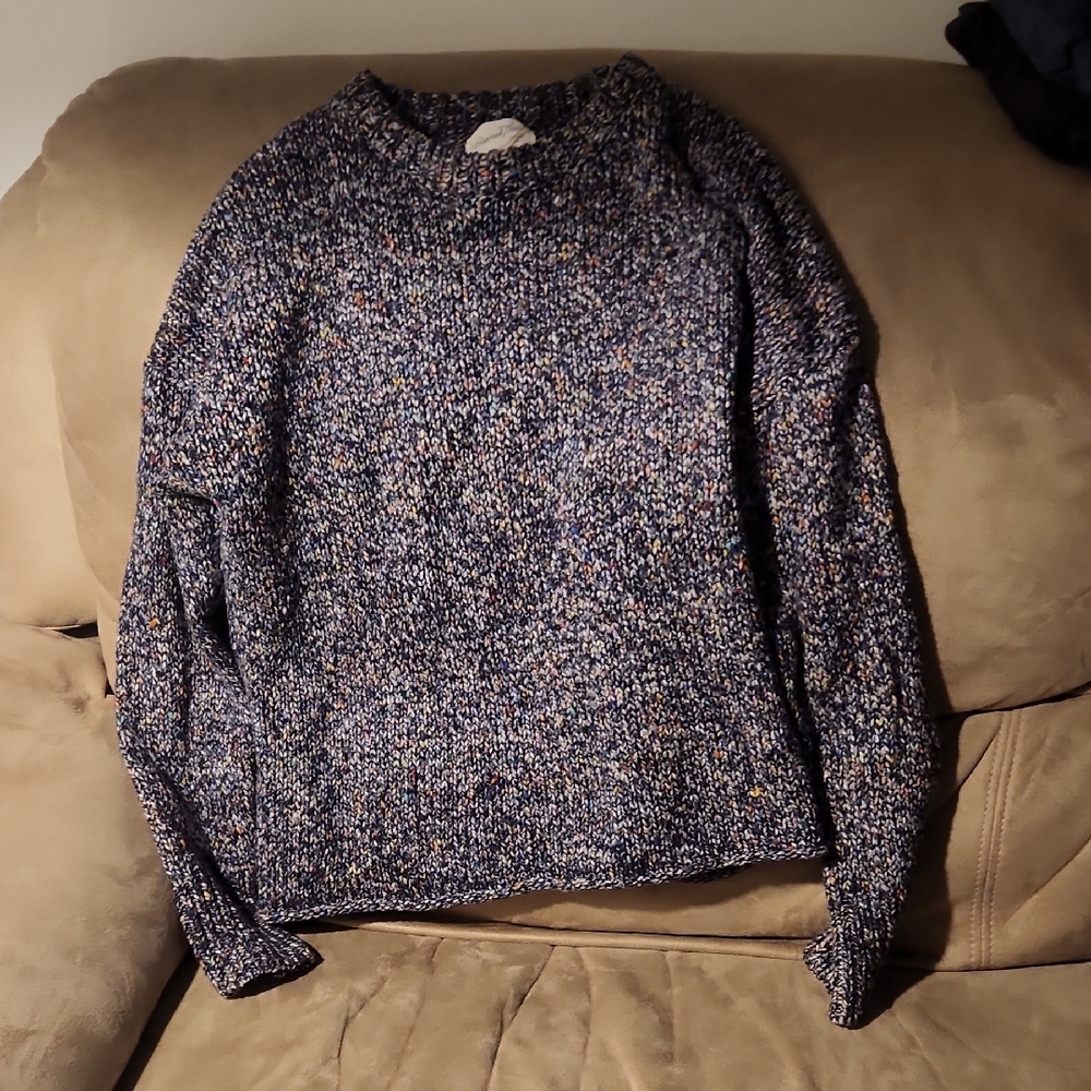 UNIVERSAL THREAD Women's Blue Speckled Sweater